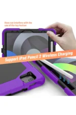 Uray store Apple iPad Pro 11 (2020) Kılıf Griffin Tablet Kapak - Mor - Görsel 7