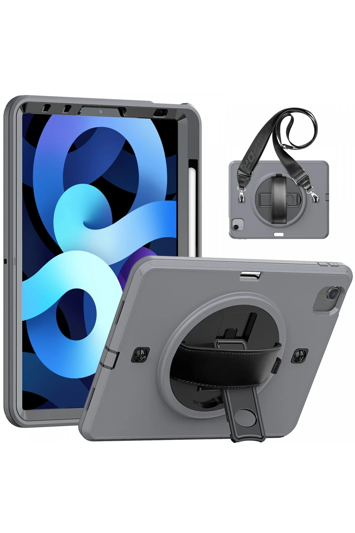 newface-ipad-pro-11-2020-kilif-strap-c-otterbox-tablet-kapak-gri-default Uray store Apple iPad Pro 11 (2020) Kılıf Strap-C Otterbox Tablet Kapak - Gri - Görsel 1