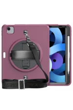 Uray store Apple iPad Pro 11 (2020) Kılıf Strap-C Otterbox Tablet Kapak - Mürdüm - Görsel 2