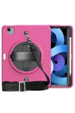 Uray store Apple iPad Pro 11 (2020) Kılıf Strap-C Otterbox Tablet Kapak - Pembe - Görsel 2