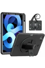 Uray store Apple iPad Pro 11 (2020) Kılıf Strap-C Otterbox Tablet Kapak - Siyah
