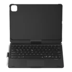 Uray store Apple iPad Pro 11 (2024) F11 ATS Kılıf Magic Dönen Klavyeli Tablet Kılıf - Siyah