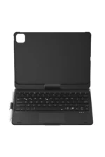 Uray store Apple iPad Pro 11 (2024) F11 ATS Kılıf Magic Dönen Klavyeli Tablet Kılıf - Siyah