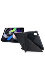 Uray store Apple iPad Pro 11 (2024) Kılıf Color Karbon Tablet Kılıfı - Koyu Gri - Görsel 3