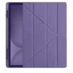 Uray store Apple iPad Pro 11 (2024) Kılıf Kalemlikli Hugo Tablet Kılıfı - Mor