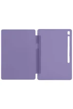Uray store Apple iPad Pro 11 (2024) Kılıf Kalemlikli Hugo Tablet Kılıfı - Mor - Görsel 3