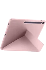 Uray store Apple iPad Pro 11 (2024) Kılıf Kalemlikli Hugo Tablet Kılıfı - Rose Gold - Görsel 2