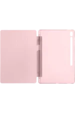 Uray store Apple iPad Pro 11 (2024) Kılıf Kalemlikli Hugo Tablet Kılıfı - Rose Gold - Görsel 4