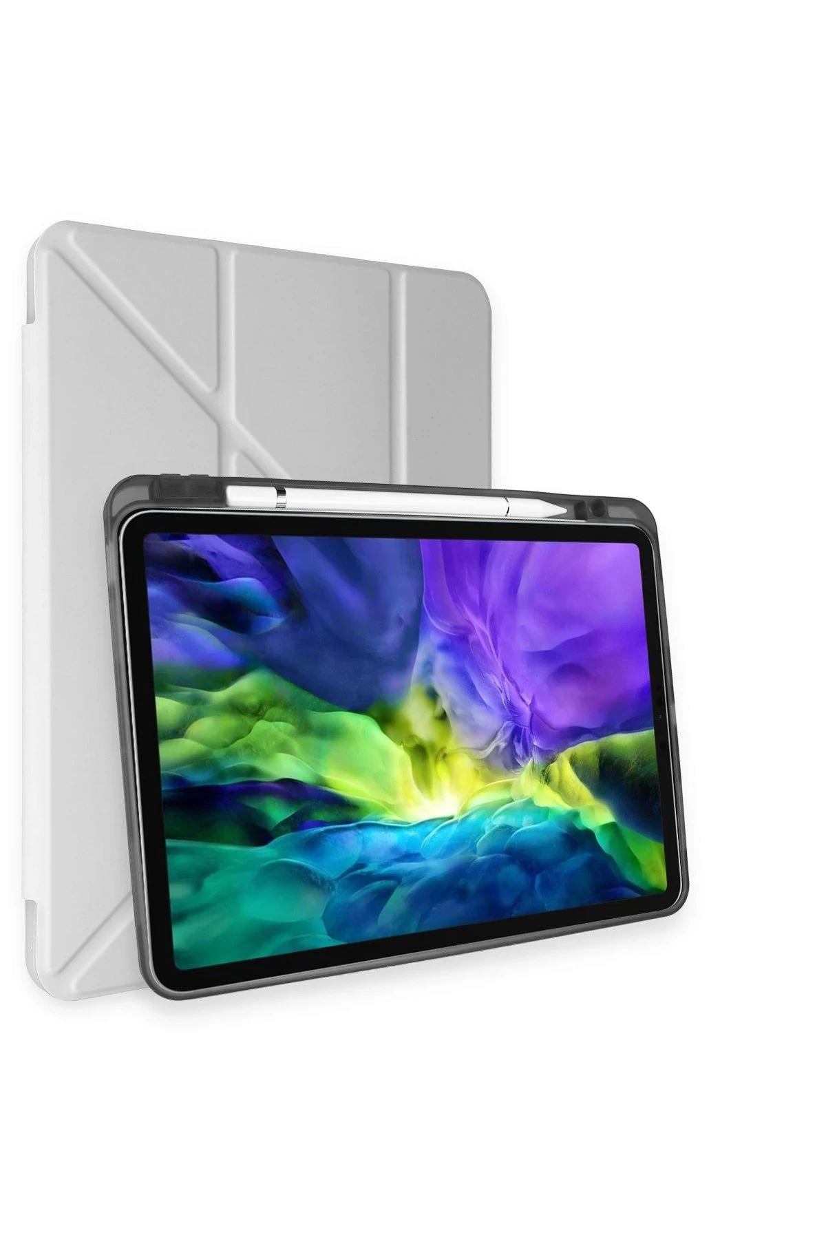 newface-ipad-pro-11-2024-kilif-kalemlikli-mars-tablet-kilifi-gri-default Uray store Apple iPad Pro 11 (2024) Kılıf Kalemlikli Mars Tablet Kılıfı - Gri - Görsel 1