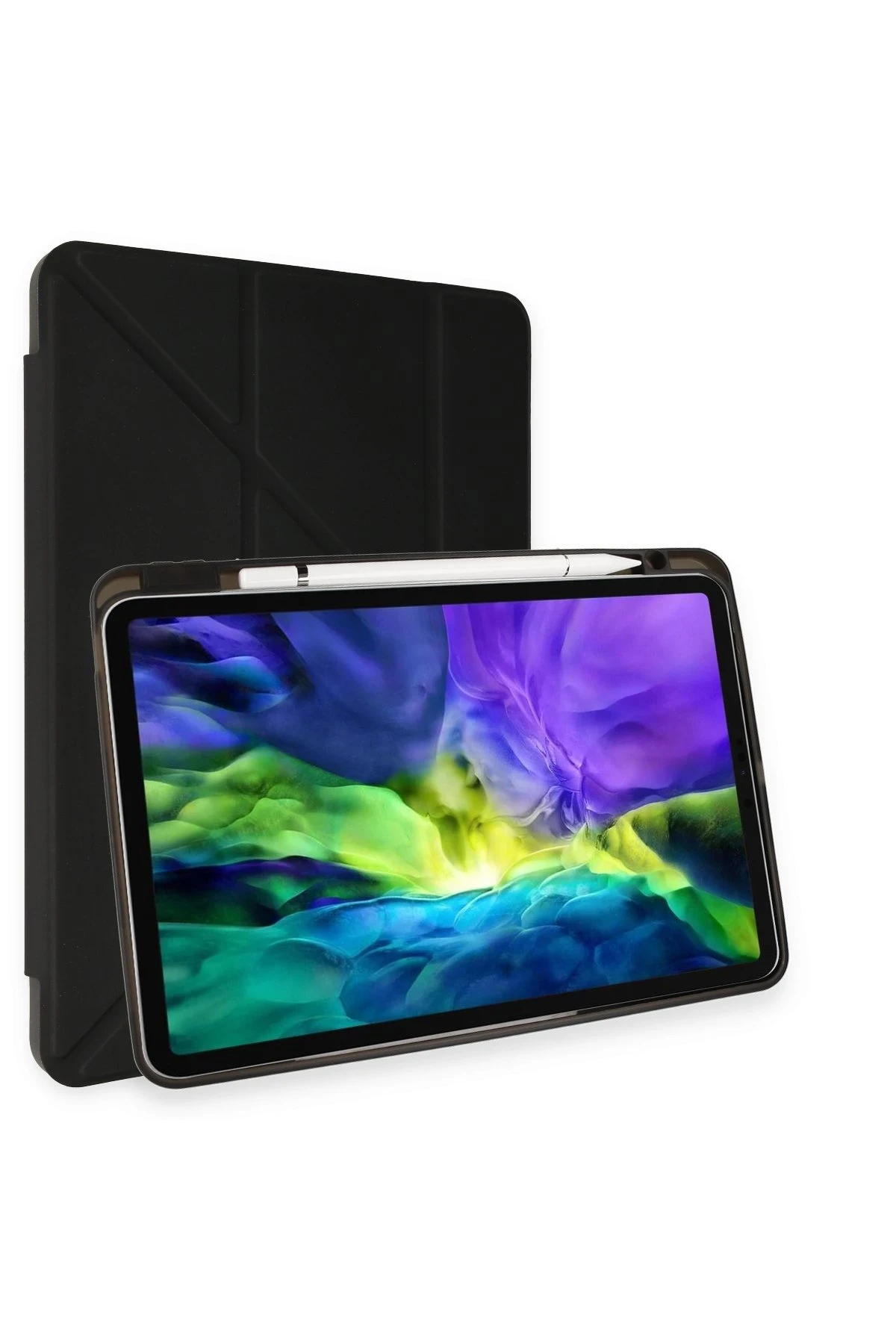 newface-ipad-pro-11-2024-kilif-kalemlikli-mars-tablet-kilifi-siyah-default Uray store Apple iPad Pro 11 (2024) Kılıf Kalemlikli Mars Tablet Kılıfı - Siyah - Görsel 1