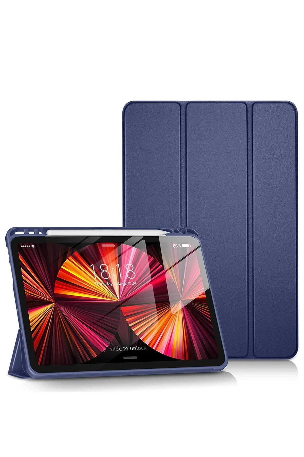 newface-ipad-pro-11-2024-kilif-tablet-smart-kilif-lacivert-default Uray store Apple iPad Pro 11 (2024) Kılıf Tablet Smart Kılıf - Lacivert - Görsel 1