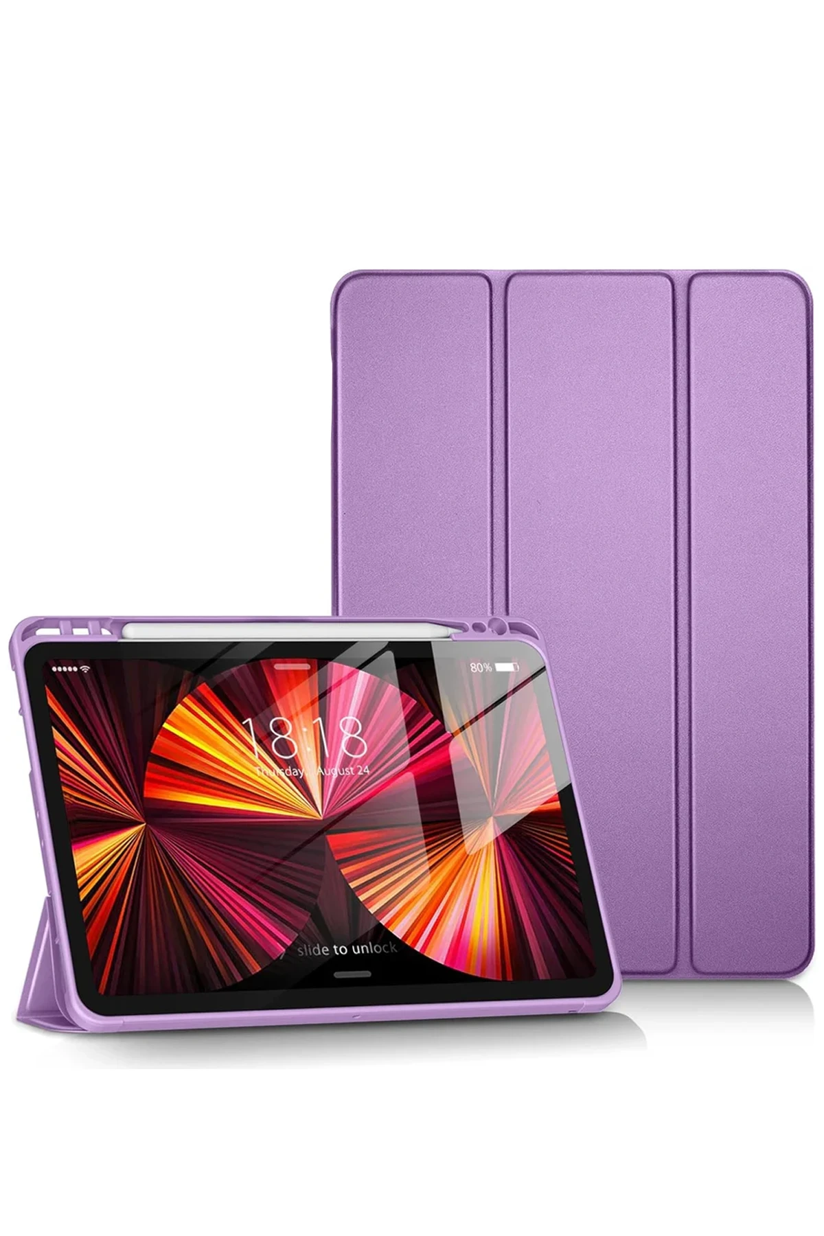 newface-ipad-pro-11-2024-kilif-tablet-smart-kilif-lila-default Uray store Apple iPad Pro 11 (2024) Kılıf Tablet Smart Kılıf - Lila - Görsel 1