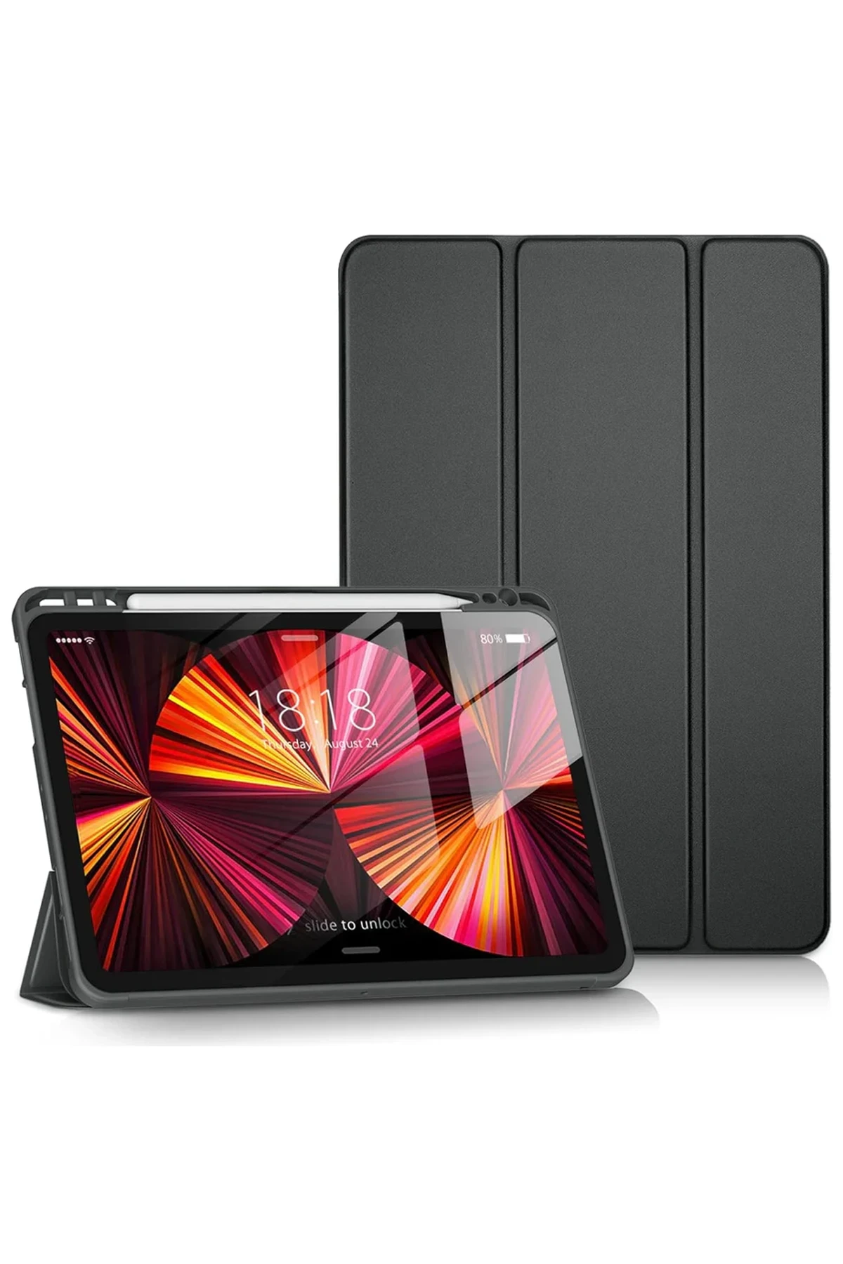 newface-ipad-pro-11-2024-kilif-tablet-smart-kilif-siyah-default Uray store Apple iPad Pro 11 (2024) Kılıf Tablet Smart Kılıf - Siyah - Görsel 1