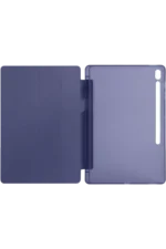 Uray store Apple iPad Pro 13 (2024) Kılıf Kalemlikli Hugo Tablet Kılıfı - Lacivert - Görsel 2