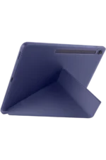 Uray store Apple iPad Pro 13 (2024) Kılıf Kalemlikli Hugo Tablet Kılıfı - Lacivert - Görsel 3