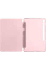 Uray store Apple iPad Pro 13 (2024) Kılıf Kalemlikli Hugo Tablet Kılıfı - Rose Gold - Görsel 2