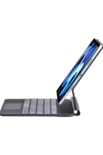 Uray store Apple iPad Pro 13 (2024) Kılıf X9P Magic Manyetik Klavyeli Tablet Kılıfı - Siyah - Görsel 2