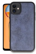 Uray store Apple iPhone 11 Kılıf Aras Deri Kapak - Lacivert