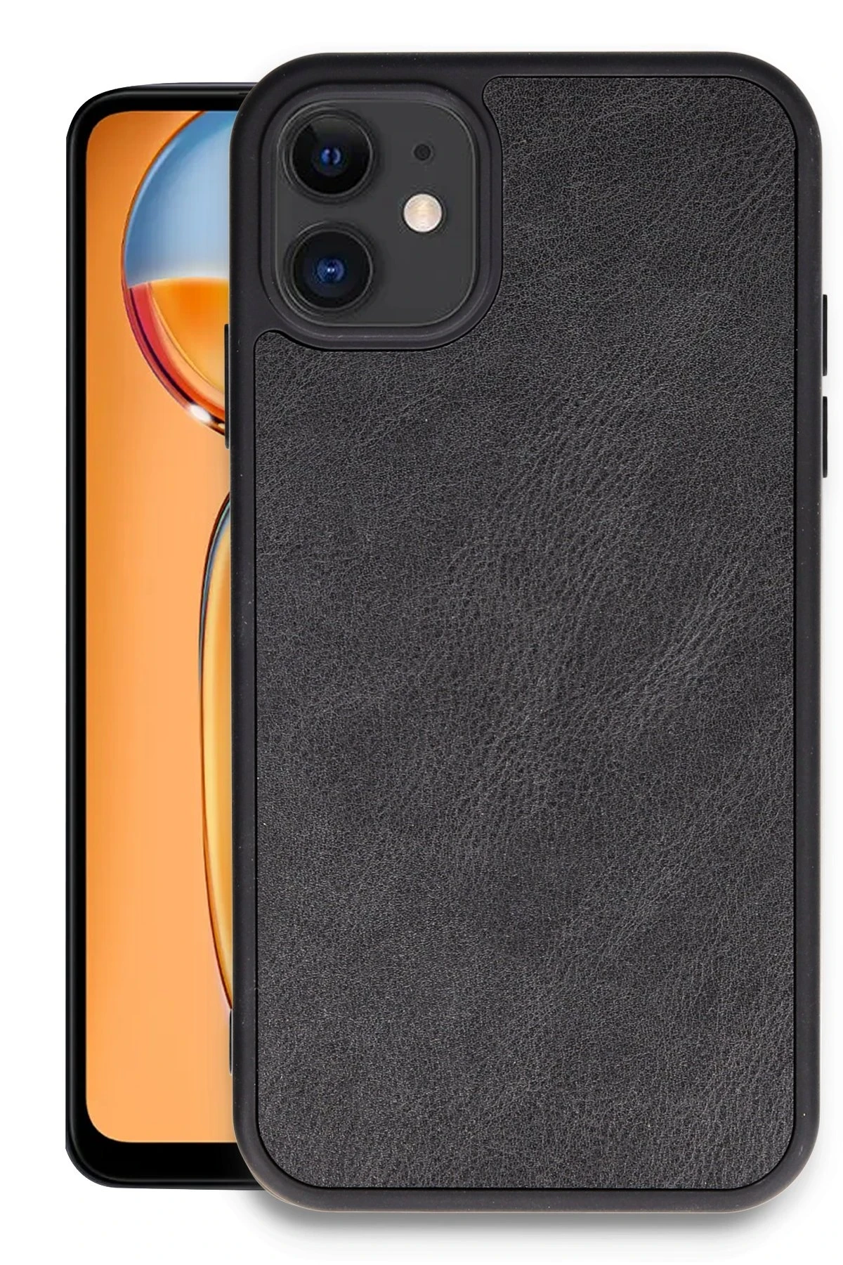 newface-iphone-11-kilif-aras-deri-kapak-siyah-default Uray store Apple iPhone 11 Kılıf Aras Deri Kapak - Siyah - Görsel 1