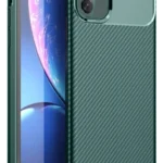 Uray store Apple iPhone 11 Kılıf Auto Focus Karbon Kapak - Koyu Yeşil