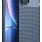 Uray store Apple iPhone 11 Kılıf Auto Focus Karbon Kapak - Lacivert