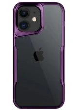 Uray store Apple iPhone 11 Kılıf Boyi Silikon Kapak - Derin Mor