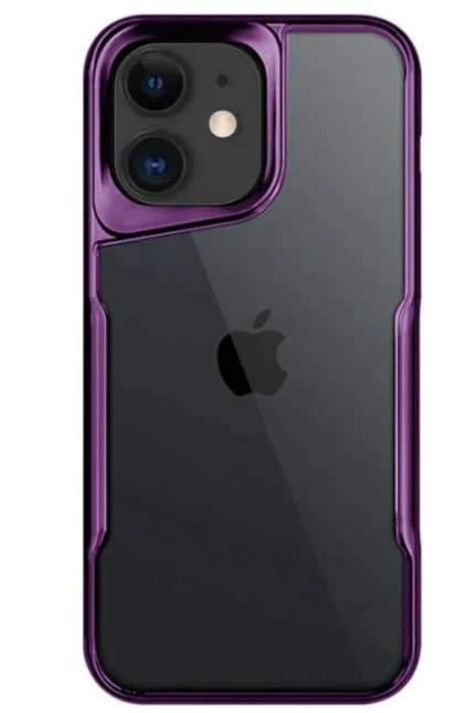 Uray store Apple iPhone 11 Kılıf Boyi Silikon Kapak - Derin Mor
