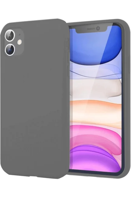 Uray store Apple iPhone 11 Kılıf First Silikon - Gri
