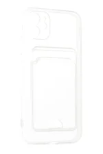 Uray store Apple iPhone 11 Kılıf Kart Şeffaf Silikon - Şeffaf - Görsel 2