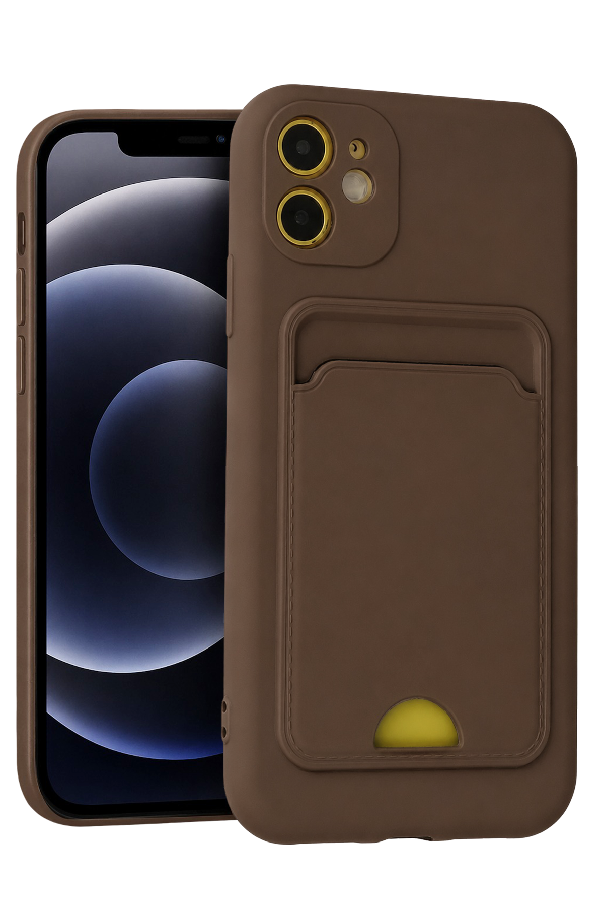 newface-iphone-11-kilif-kelvin-kartvizitli-silikon-kahverengi-default Uray store Apple iPhone 11 Kılıf Kelvin Kartvizitli Silikon - Kahverengi - Görsel 1