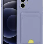 Uray store Apple iPhone 11 Kılıf Kelvin Kartvizitli Silikon - Lila