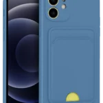 Uray store Apple iPhone 11 Kılıf Kelvin Kartvizitli Silikon - Mavi