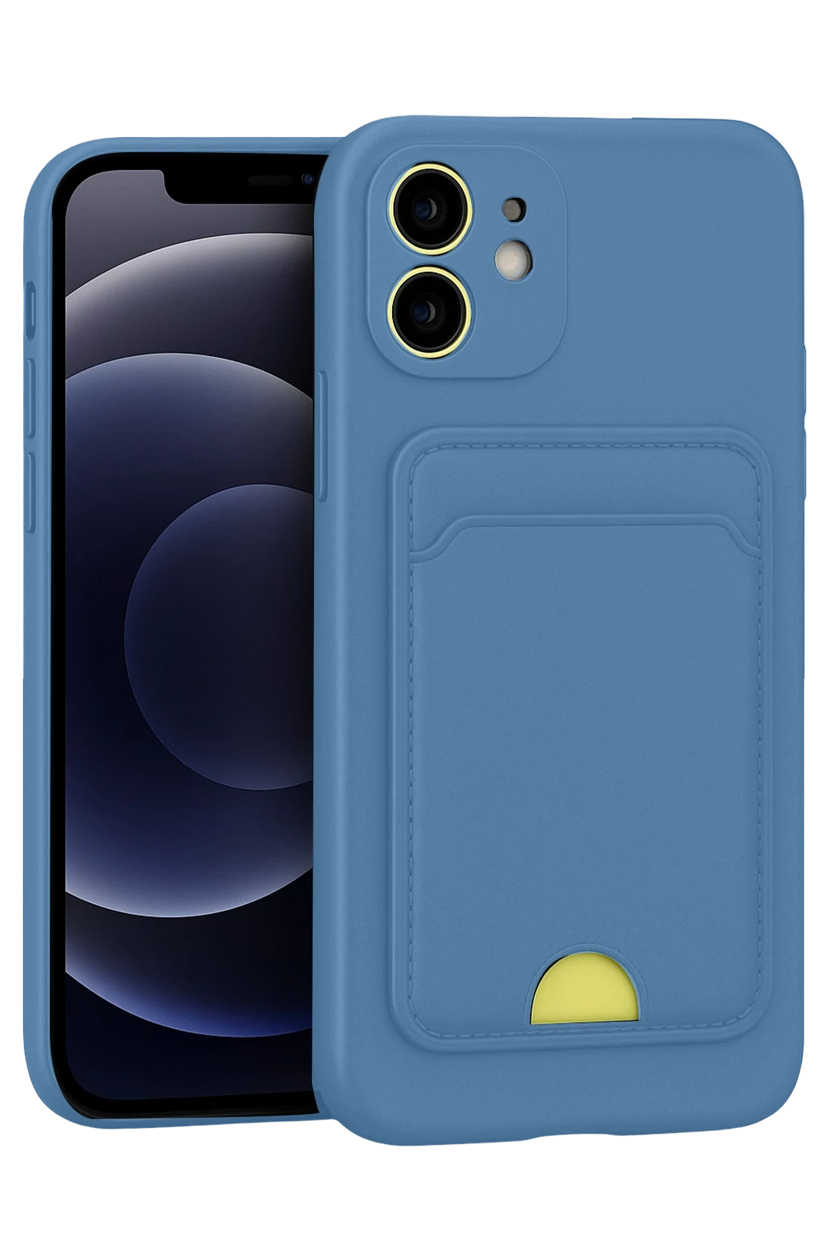 newface-iphone-11-kilif-kelvin-kartvizitli-silikon-mavi-default Uray store Apple iPhone 11 Kılıf Kelvin Kartvizitli Silikon - Mavi - Görsel 1