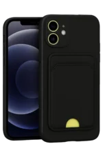 Uray store Apple iPhone 11 Kılıf Kelvin Kartvizitli Silikon - Siyah