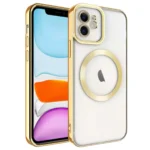 Uray store Apple iPhone 11 Kılıf Kross Magneticsafe Kapak - Gold