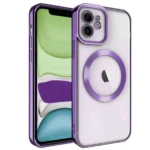 Uray store Apple iPhone 11 Kılıf Kross Magneticsafe Kapak - Mor