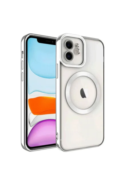 Uray store Apple iPhone 11 Kılıf Kross Magneticsafe Kapak - Titan Gri