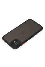 Uray store Apple iPhone 11 Kılıf Montreal Silikon Kapak - Siyah - Görsel 3
