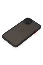 Uray store Apple iPhone 11 Kılıf Montreal Silikon Kapak - Siyah - Görsel 4
