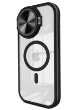 Uray store Apple iPhone 11 Kılıf Teleskop Lens Magsafe Silikon Kapak - Siyah