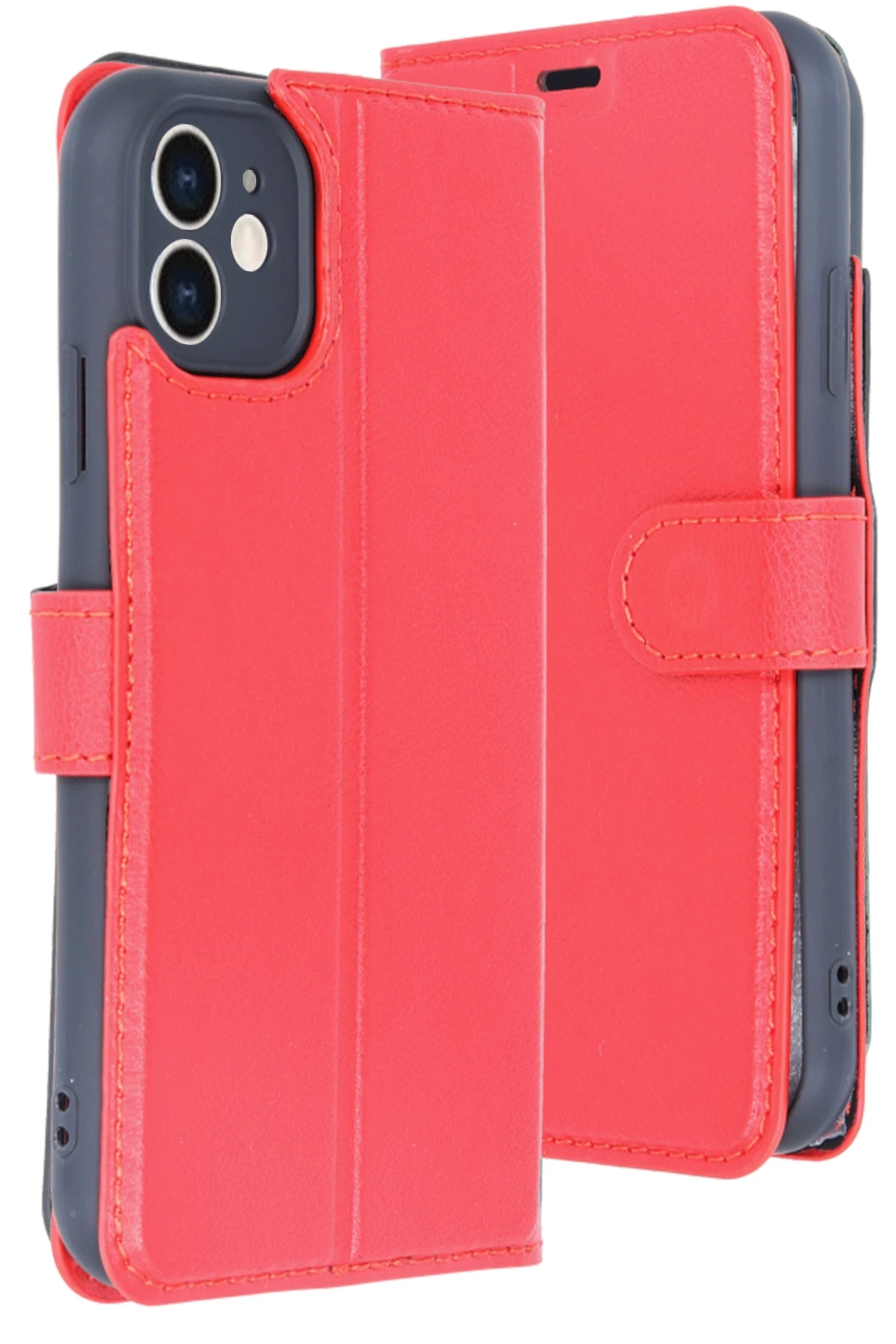 newface-iphone-11-kilif-trend-s-plus-kapakli-kilif-kirmizi-default Uray store Apple iPhone 11 Kılıf Trend S Plus Kapaklı Kılıf - Kırmızı - Görsel 1