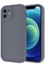 Uray store Apple iPhone 11 Kılıf Viera Silikon - Gri