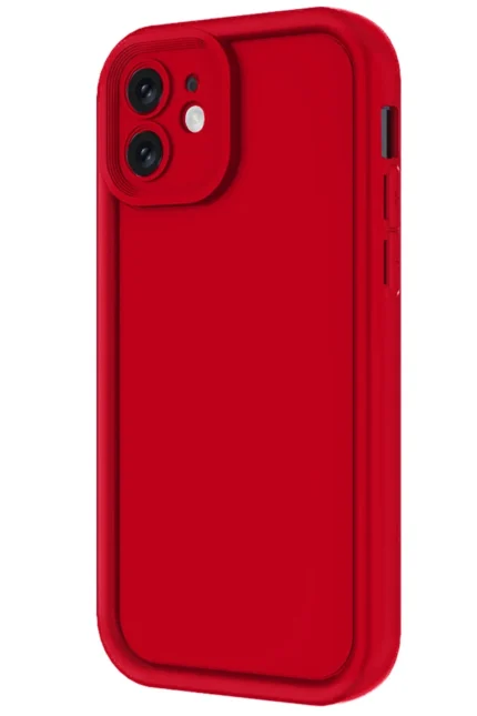Uray store Apple iPhone 11 Kılıf Viera Silikon - Kırmızı