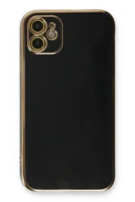 Uray store Apple iPhone 11 Kılıf Volet Silikon - Siyah - Görsel 2