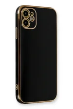 Uray store Apple iPhone 11 Kılıf Volet Silikon - Siyah