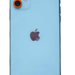Uray store Apple iPhone 11 Neon Fosforlu Kamera Lens - Turuncu