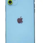 Uray store Apple iPhone 11 Neon Fosforlu Kamera Lens - Yeşil