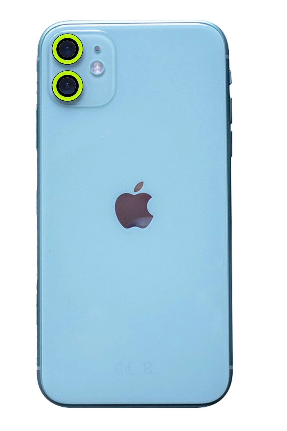 newface-iphone-11-neon-fosforlu-kamera-lens-yesil-default Uray store Apple iPhone 11 Neon Fosforlu Kamera Lens - Yeşil - Görsel 1