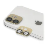 Uray store Apple iPhone 11 Pers Alüminyum Kamera Lens - Gold
