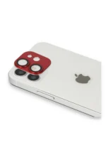 Uray store Apple iPhone 11 Pers Alüminyum Kamera Lens - Kırmızı - Görsel 2
